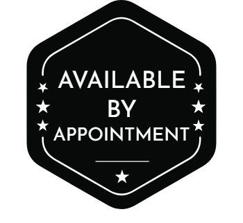 available by appoinement badge